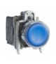 Harmony XB4 Przycisk płaski niebieski LED 24V, XB4BW36B5 Schneider Electric