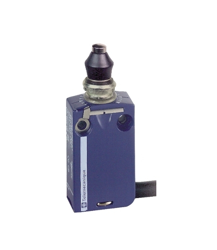 OsiSense XC Łącznik krańcowy, XCMD trzpień końcowy samoczynny powrót z osłoną elastamerową 1NC+1NO jednopozycyjny 2 m, XCMD2111L