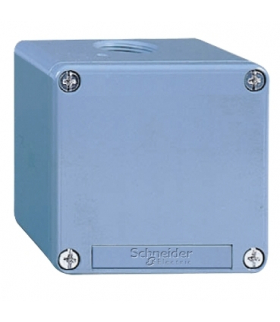 Harmony XAPS Pusta kaseta sterująca bez otworów niebieska 80x80mm cynkowana, XAPM14 Schneider Electric