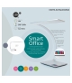 Nowoczesna lampka gabinetowa Smart Office LED 14W