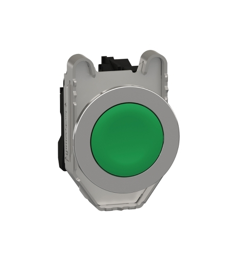 Harmony XB4 Przycisk zlicowany metal zielony Ø30 samoczynny powrót nieoznaczony 1 NO, XB4FA31 Schneider Electric