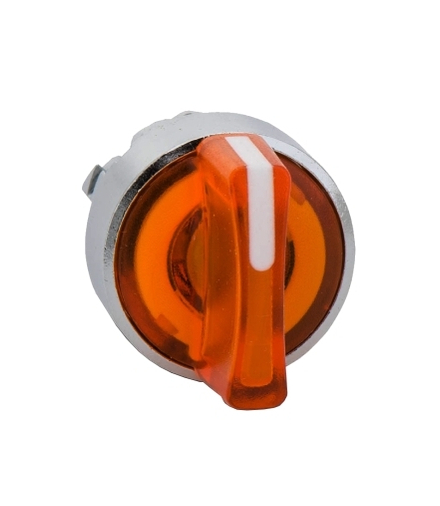 Harmony XB4 Główka przełącznika 3 pozycyjnego z samoczynnym powrotem LED pomarańczowa metalowa, ZB4BK1553 Schneider Electric