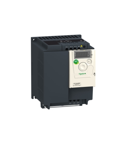 Przemiennik częstotliwości ATV12 3 fazowe 200/240VAC 50/60Hz 4kW 16.7A IP20, ATV12HU40M3 Schneider Electric