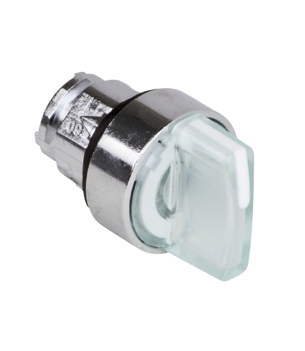 Harmony XB4 Główka przełącznika 3 pozycyjnego z samoczynnym powrotem LED biała metalowa, ZB4BK1513 Schneider Electric