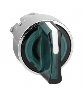 Harmony XB4 Główka przełącznika 3 pozycyjnego z samoczynnym powrotem LED zielona metalowa, ZB4BK1533 Schneider Electric