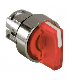 Harmony XB4 Główka przełącznika 3 pozycyjnego z samoczynnym powrotem LED czerwona metalowa, ZB4BK1543 Schneider Electric