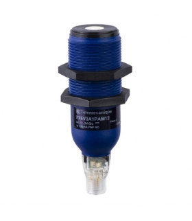 OsiSense XX Czujnik ultradzźwiękowy cylindryczny M30 Sn 1 m 0..10 V M12 konektor, XX9V3A1F1M12 Schneider Electric