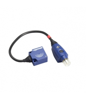 OsiSense XS Czujnik indukcyjny płaski 1NC, 12/24V DC, konektor M12, XS9E11RPBL01M12 Schneider Electric