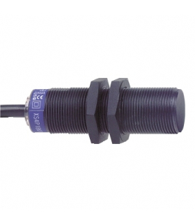 OsiSense XS Czujnik indukcyjny XS4 M18 L60mm PPS Sn8mm 24..240VAC/DC kabel 10m, XS4P18MA230L2 Schneider Electric