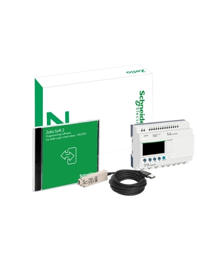 Zestaw startowy Zelio Logic 24VDC, SR2PACK2BD Schneider Electric