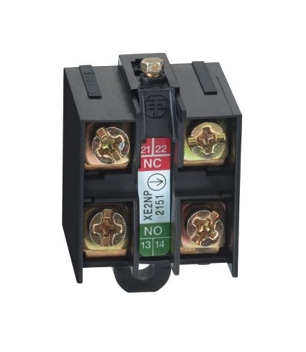 OsiSense XC Blok styków łącznika krańcowego 1NC+1NO, rozłącz przed załączeniem, XE2NP2151 Schneider Electric