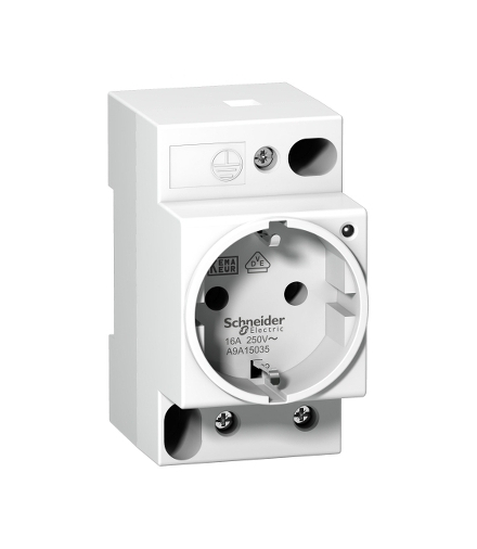 Gniazdo modułowe na szynę DIN 16A Acti9 iPC-DE-I z lampką, A9A15035 Schneider Electric