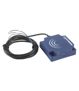 OsiSense XS Czujnik indukcyjny płaski z wyjściem PNP 1NC, 12/24V DC, kabel 2m, XS8D1A1PBL2 Schneider Electric