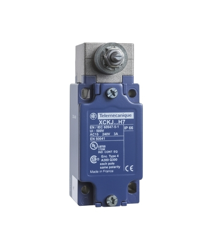 OsiSense XC Łącznik krańcowy, korpus ZCKJ głowica obrotowa bez dźwigni stacjonarny 2C/O jednopozycyjny 1/2"NPT, ZCKJ404H7 Schnei