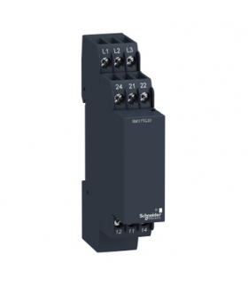 Zelio Control Przekaźnik kontroli fazy 183 484V AC, styk 1 C/O 5A, RM17TG20 Schneider Electric