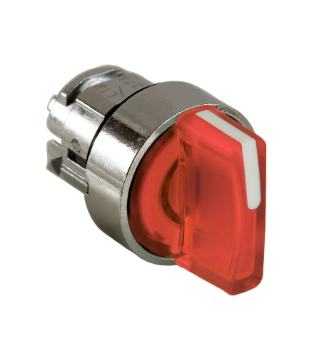 Harmony XB4 Główka przełącznika 3 pozycyjnego LED czerwona metalowa, ZB4BK1343 Schneider Electric