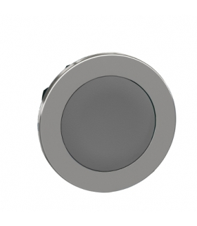 Płaski Grey Caps Przycisk Głow., ZB4FA8 Schneider Electric
