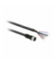 Konektor okablowany prosty, żeński, M12, 8 pinów, kabel 2m, XZCP29P12L2 Schneider Electric