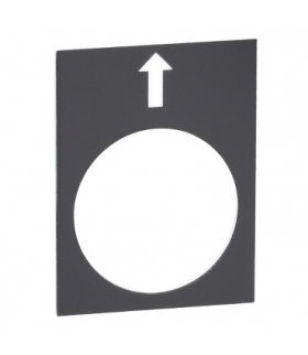 Harmony XAC Etykieta wymiary 30X40mm, czarna, ZB2BY2910 Schneider Electric