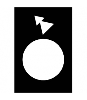 Harmony XAC Etykieta wymiary 30X40mm, czarna, ZB2BY2918 Schneider Electric