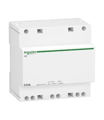 Transformator bezpieczeństwa Acti9 iTR-S-25/12-24 25 VA 12-24 VAC, A9A15219 Schneider Electric