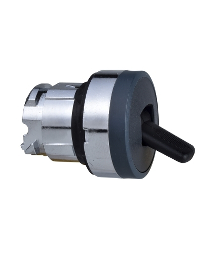 Harmony XB4 Główka przełącznika dźwigniowego 2 pozycyjnego czarna metalowa, ZB4BD28 Schneider Electric