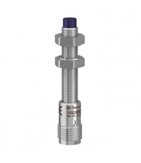 OsiSense XS Czujnik indukcyjny XS2 M8 L62mm mosiężny Sn2.5mm 12..24VDC M12, XS208BLPAM12 Schneider Electric