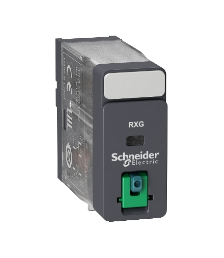 Zelio Relay Przekaźnik interfejsowy z przyciskiem test 1C/O 10A, 24V DC, RXG11BD Schneider Electric