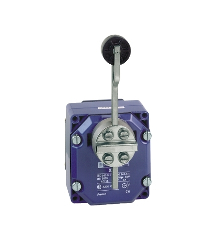 OsiSense XC Łącznik krańcowy XCR, dźwignia z rolką termoplastyczną z samoczynnym powrotem, 2 x(1NC+1NO), XCRB52 Schneider Electr
