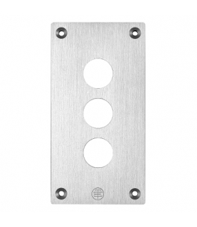 Harmony XAPS Płyta czołowa z nawiertami 3 poziome otwory metalowa, XAPE303 Schneider Electric