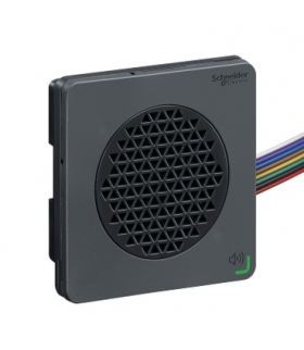 Harmony XVS Edytowalne alarmy głosowe czarny montaż na szynie DIN 72 mm NPN 12...24V DC, XVSV7BBN Schneider Electric