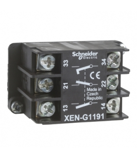 Harmony XAC Blok styków samopowrót 1NC+2NO zaciski śrubowe, XENG1491 Schneider Electric