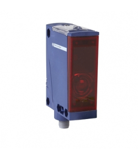 OsiSense XU Czujnik fotoelektryczny kompaktowy z wyjściem PNP 1NO 12/24V DC, konektor M12, XUX5APANM12 Schneider Electric