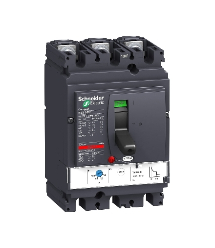 Compact NSX, wyłącznik NSX100F TM63D 3P, LV429632 Schneider Electric