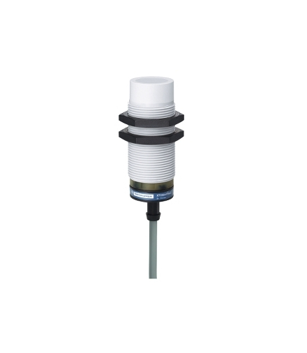 OsiSense XT Czujnik pojemnoścoiwy XT2, cylindryczny M30, L74.5 mm, plastikowy, Sn15mm, przewód2m, XT230A1PAL2 Schneider Electric
