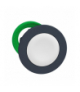 Płaski Biały Nakłprzycisk Główk Push, ZB5FH01 Schneider Electric