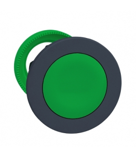 Płaski Ziel Płaski Przycisk Główk Push, ZB5FH03 Schneider Electric