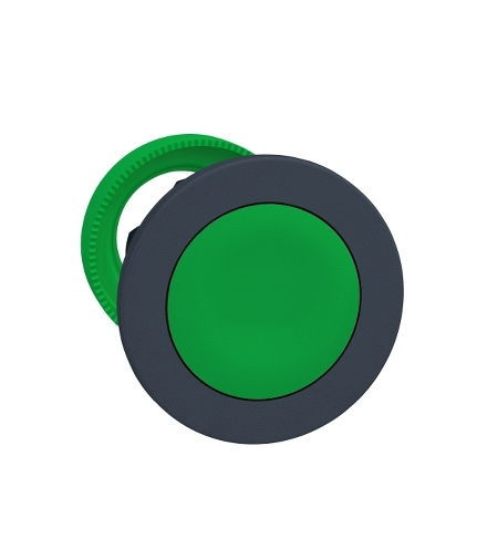 Płaski Ziel Płaski Przycisk Główk Push, ZB5FH03 Schneider Electric