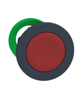 Płaski Czerwony Nakłprzycisk Główk Push, ZB5FH04 Schneider Electric