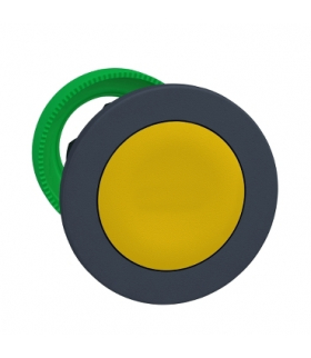 Płaski Żółt.Nakłprzycisk Główk Push, ZB5FH05 Schneider Electric