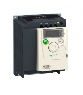Przemiennik częstotliwości ATV12 3 fazowe 200/240VAC 50/60Hz 2.2kW 10A IP20, ATV12PU22M3 Schneider Electric