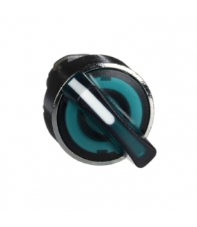 Harmony XB4 Główka przełącznika 2 pozycyjnego LED zielona metalowa, ZB4BK1233 Schneider Electric