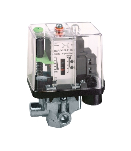 OsiSense XM Łącznik ciśnieniowy 1 styk C/O, 25 bar, dławik Pg 13.5, XMAV25L2135 Schneider Electric