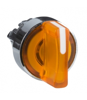 Harmony XB4 Główka przełącznika 2 pozycyjnego LED pomarańczowa metalowa, ZB4BK1253 Schneider Electric