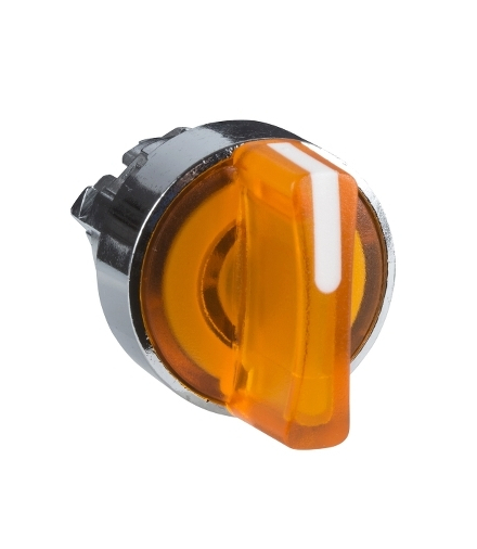 Harmony XB4 Główka przełącznika 2 pozycyjnego LED pomarańczowa metalowa, ZB4BK1253 Schneider Electric