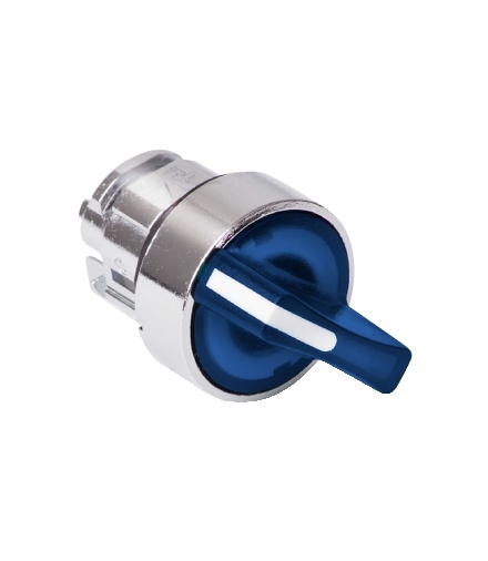 Harmony XB4 Główka przełącznika 2 pozycyjnego LED niebieska metalowa, ZB4BK1263 Schneider Electric