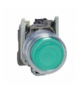 Harmony XB4 Przycisk okapturzony zielony bez oznaczenia LED 22 24V metalowy, XB4BP383B5EX Schneider Electric