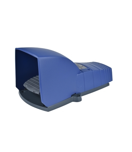 Harmony XPE Łącznik nożny pojedynczy z osłoną niebieski 2NC + 2NO plastikowy, XPEB711 Schneider Electric