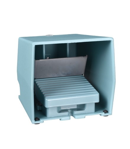 Harmony XPE Łącznik nożny pojedynczy z osłoną niebieski 2NC + 2NO metalowy, XPEM711 Schneider Electric
