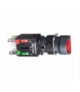 Harmony XB6 Lampka sygnalizacyjna Przycisk płaski czerwony samopowrotny LED 12/24V okrągły, XB6AW4B2B Schneider Electric